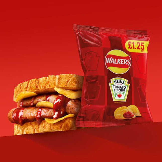 Walkers Heinz Tomato Ketchup 70g £1.25
