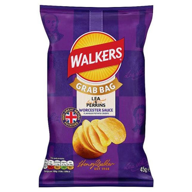 Walkers Lea & Perrins Worcestershire Sauce 45g