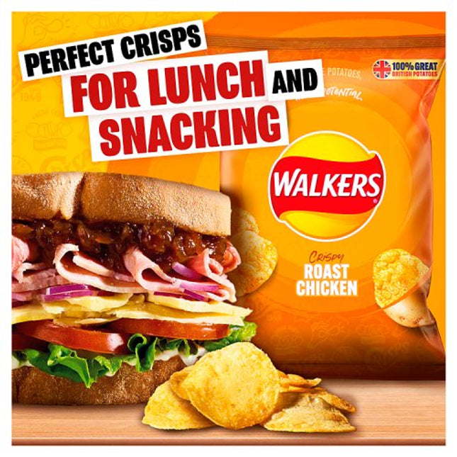 Walkers Roast Chicken Crisps 32.5g