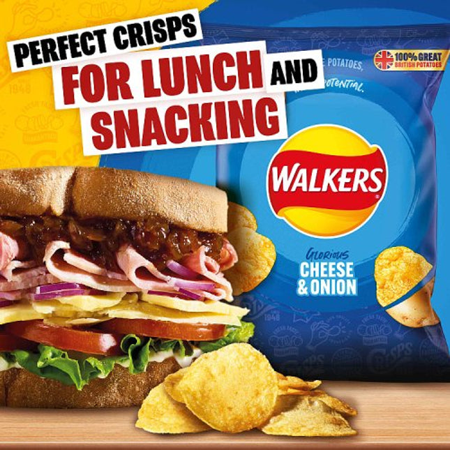 Walkers Cheese & Onion Crisps 32.5g