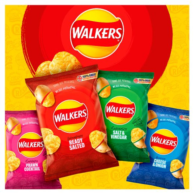 Walkers Ready Salted Crisps 32.5g