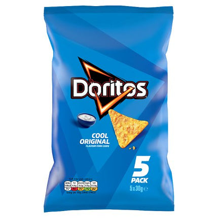 Doritos Cool Original Tortilla Chips Multipack Crisps 5x30g