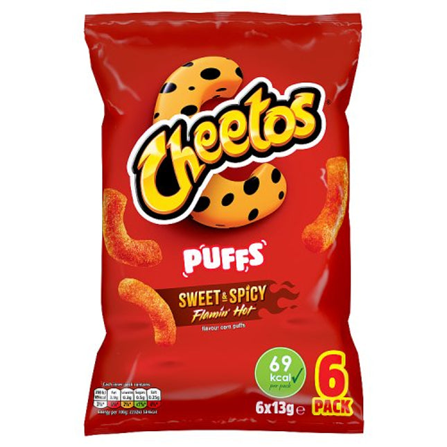 Cheetos Flaming Hot Sweet & Spicy 13g 6pk
