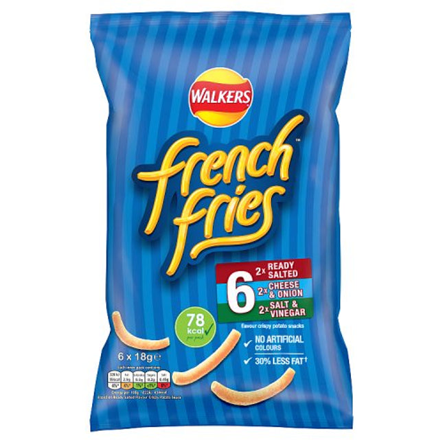 Walkers French Fries Variety 6 Pack