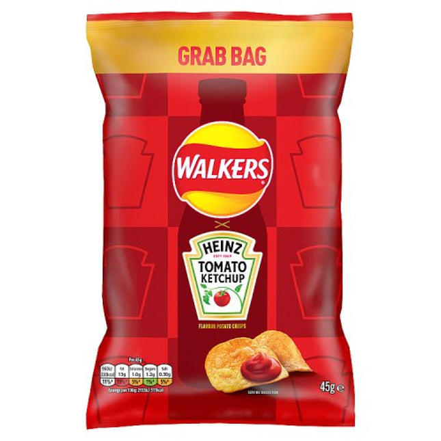 Walkers Heinz Tomato Ketchup 45g