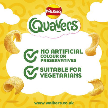 Walkers Quavers Cheese Multipack Crisps 6x16g