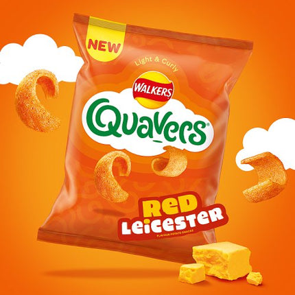 Walkers Quavers Red Leicester Multipack Crisps 6x16g