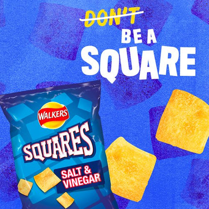 Walkers Squares Snacks Variety Multipack Crisps 6x22g