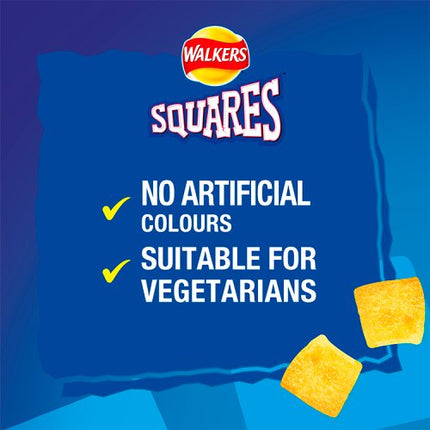 Walkers Squares Snacks Variety Multipack Crisps 6x22g