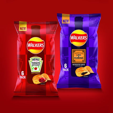 Walkers Heinz Tomato Ketchup 6x25g