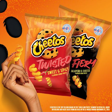 Cheetos Twisted Fiery Jalapeno & Cheese 27g 49p