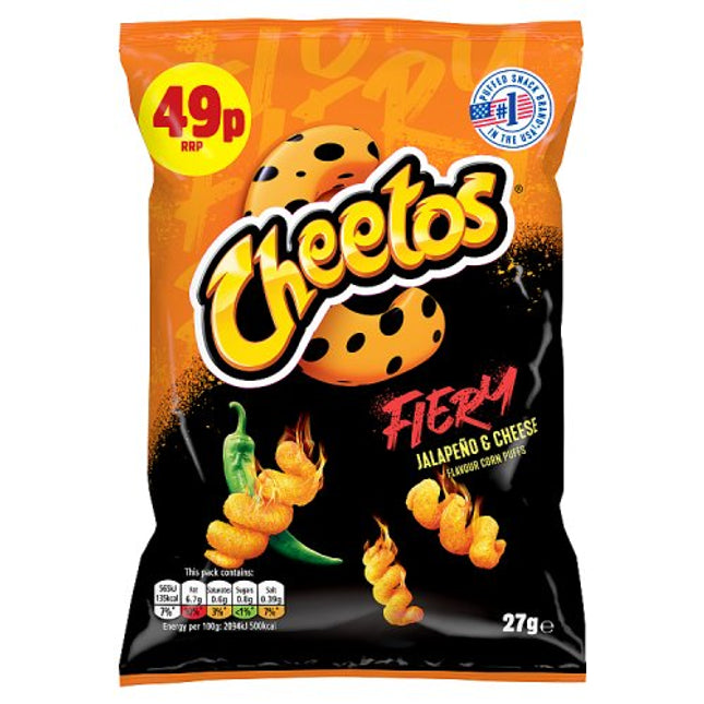 Cheetos Twisted Fiery Jalapeno & Cheese 27g 49p