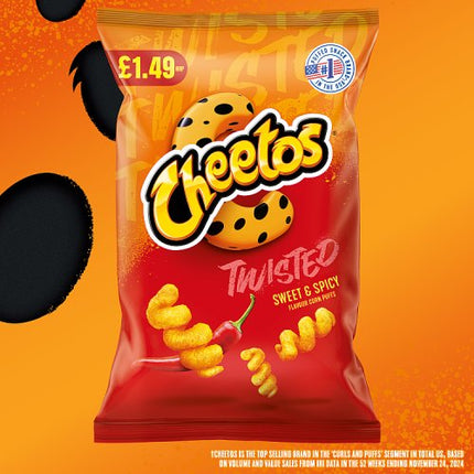 Cheetos Twisted Sweet & Spicy 85g £1.35