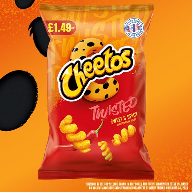 Cheetos Twisted Sweet & Spicy 85g £1.35