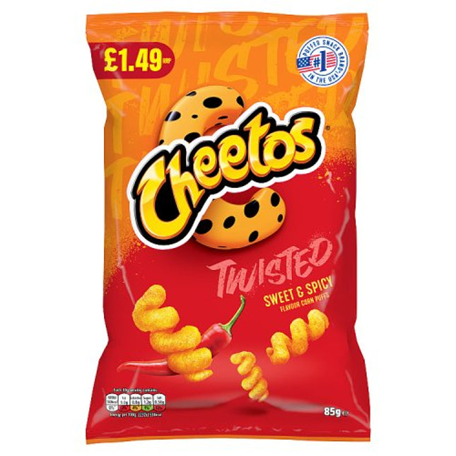Cheetos Twisted Sweet & Spicy 85g £1.35