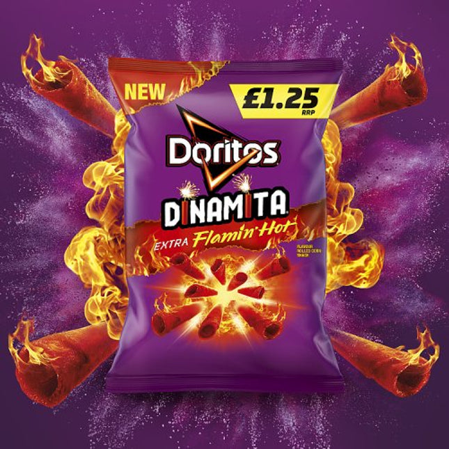 Doritos Dinamita Extra Flamin Hot 65g £1.25