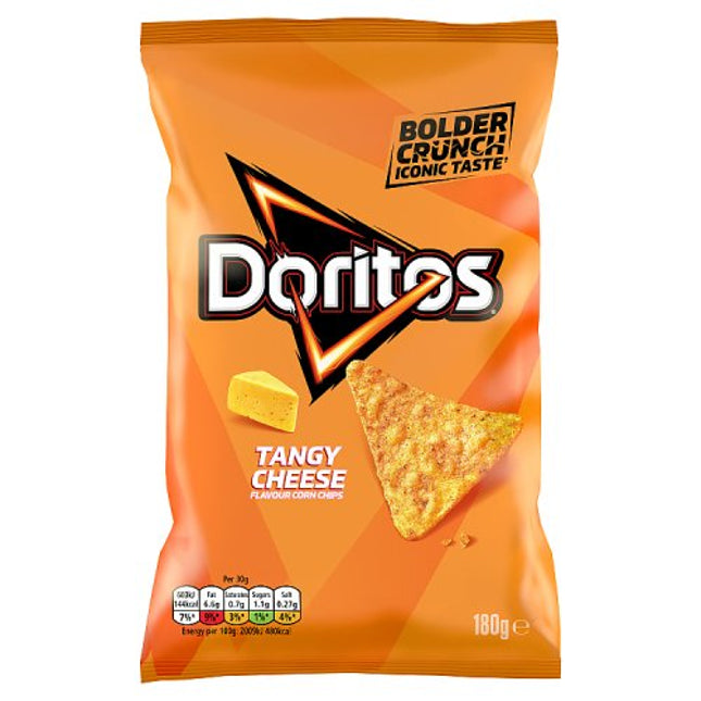 Doritos Tangy Cheese Tortilla Chips Sharing Bag Crisps 180g