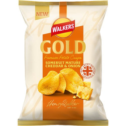 Walkers Gold Mature Cheddar Cheese 140g