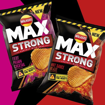 Walkers Max Strong Prawn Cocktail 6x27g