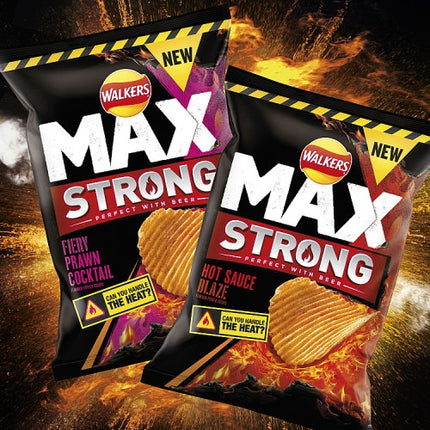 Walkers Max Strong Prawn Cocktail 6x27g