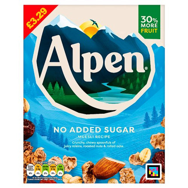Alpen No Added Sugar Muesli 550g £3.29