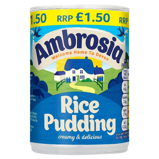 Ambrosia Rice Pudding 400g £1.50
