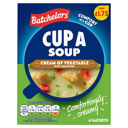 Batchelors Cup a Soup Cream of Vegetable with Croutons 122g £1.75