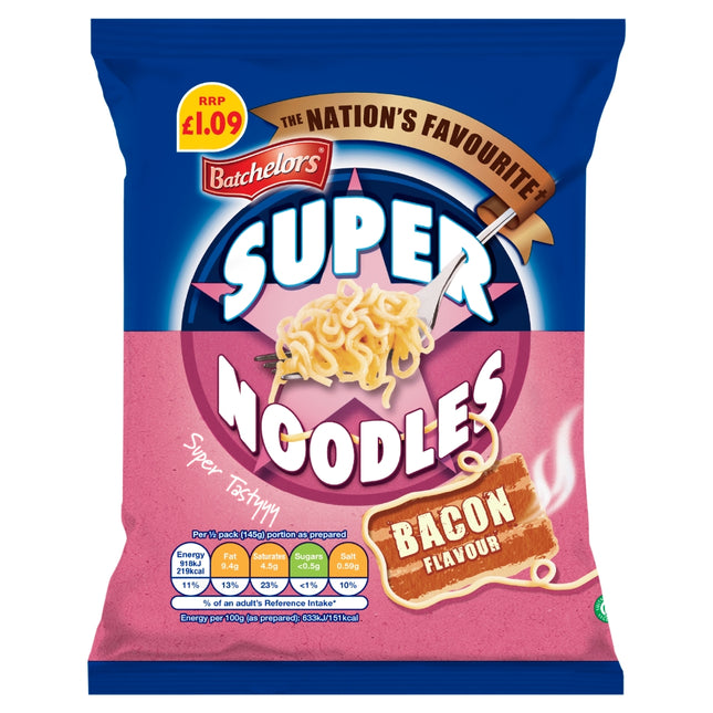 Batchelors Super Noodles Bacon 90g £1.09
