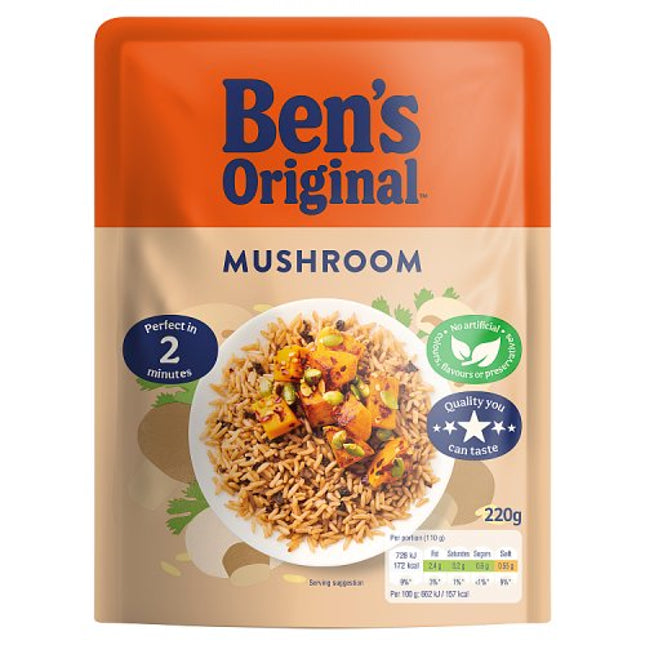 Bens Original Rth Rice - Mushroom 220g