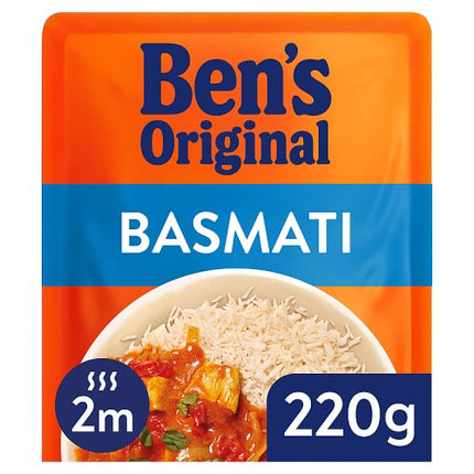 Ben's Original Ready to Heat Basmati Rice 220g