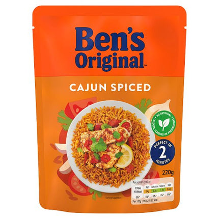 Ben's Original Ready to Heat Rice Cajun Spiced 220g