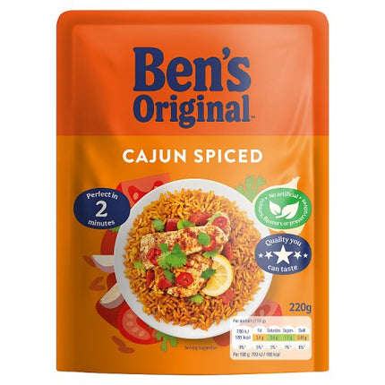 Ben's Original Ready to Heat Rice Cajun Spiced 220g