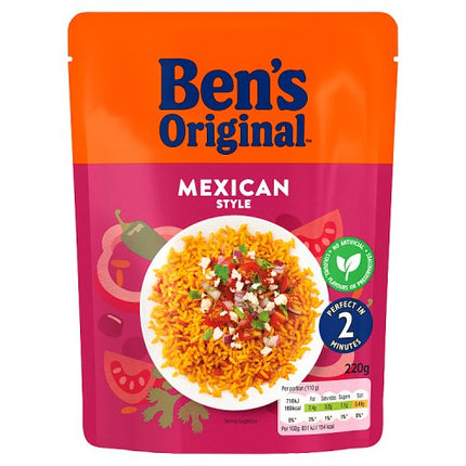 Ben's Original Ready to Heat Rice Mexican Style 220g