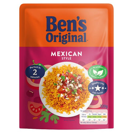 Ben's Original Ready to Heat Rice Mexican Style 220g