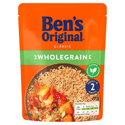 Ben's Original Ready to Heat Rice Wholegrain 220g