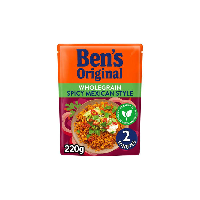 Ben's Original Rth Wholegrain Rice Spicy Mexican 220g