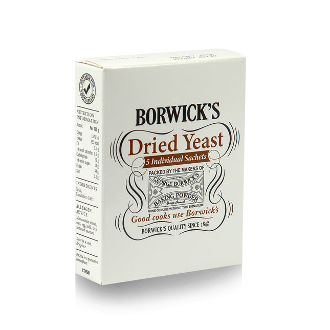 Borwick's Dried Yeast Sachets 5x6g