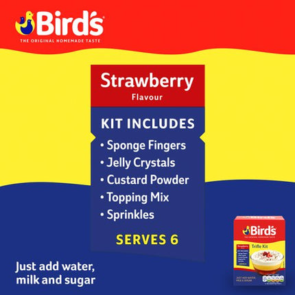 Birds Strawberry Flavour Trifle Mix 141g
