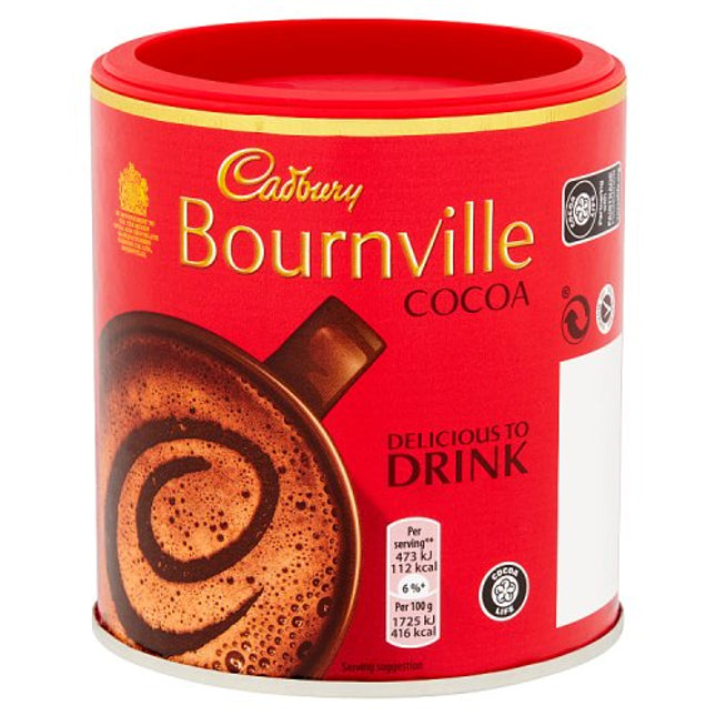 Cadbury Bournville Dark Chocolate Cocoa Powder Tin 125g