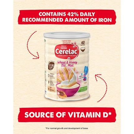 Cerelac Honey & Wheat with Milk from 12 Months 1Kg