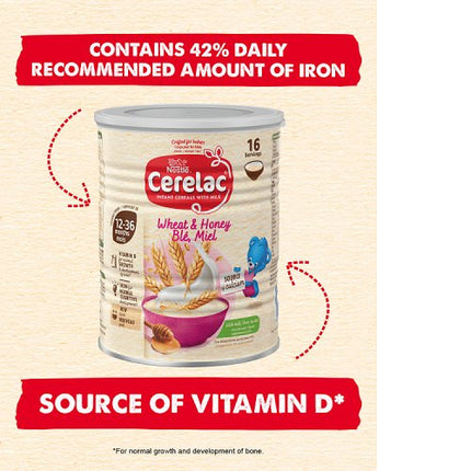 Cerelac Honey & Wheat with Milk from 12 Months 400g