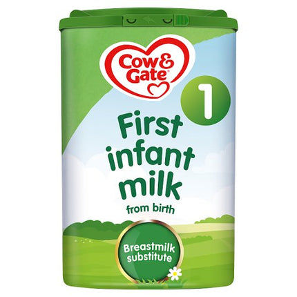 Cow & Gate 1 First Infant Baby Milk Formula Powder from Birth 800g