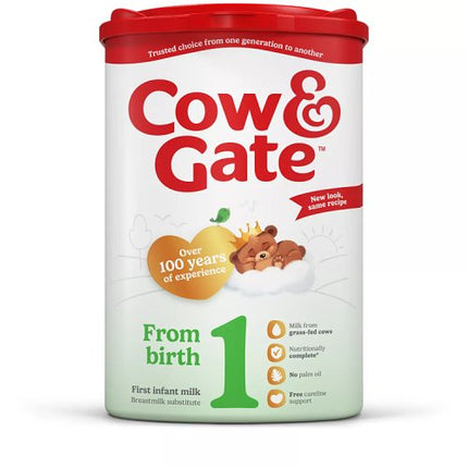 Cow & Gate 1 First Infant Baby Milk Formula Powder from Birth 800g