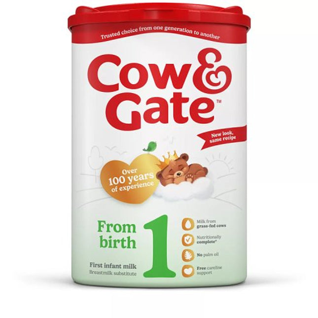 Cow & Gate 1 First Infant Baby Milk Formula Powder from Birth 800g