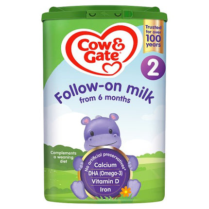 Cow & Gate 2 Follow On Baby Milk Formula Powder 6-12 Months 800g