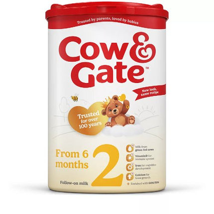 Cow & Gate 2 Follow On Baby Milk Formula Powder 6-12 Months 800g
