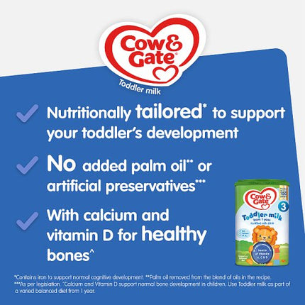 Cow & Gate 3 Toddler Milk Formula 1+ Years 800g