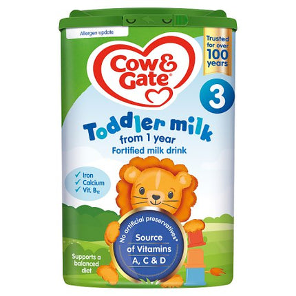 Cow & Gate 3 Toddler Milk Formula 1+ Years 800g