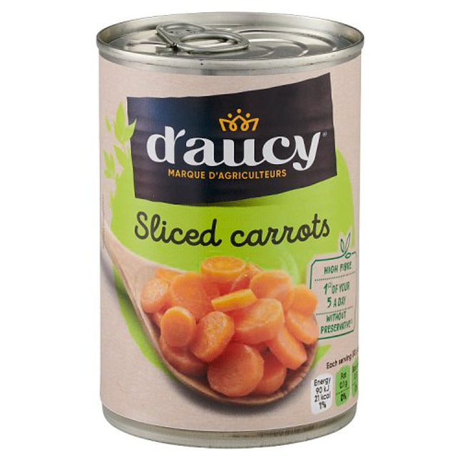 D'aucy Sliced Carrots 400g