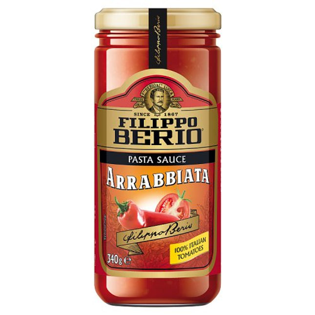 Filippo Berio Arrabiata Pasta Sauce 340g